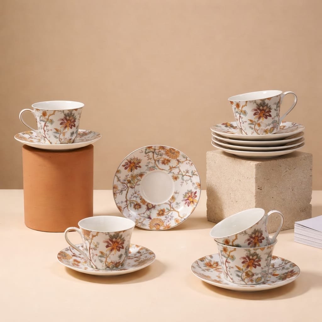 Autumm Bloom Tea Cup set