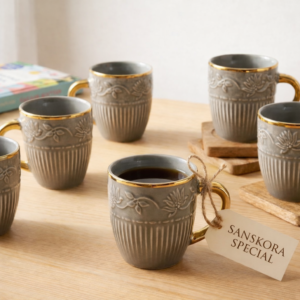 Ash Pearl Tea Cup Set