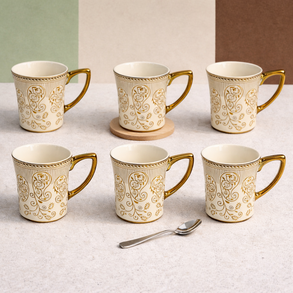 Sanskora- Aurelia Coffee Tea Cups- Set of 6 - Image 2